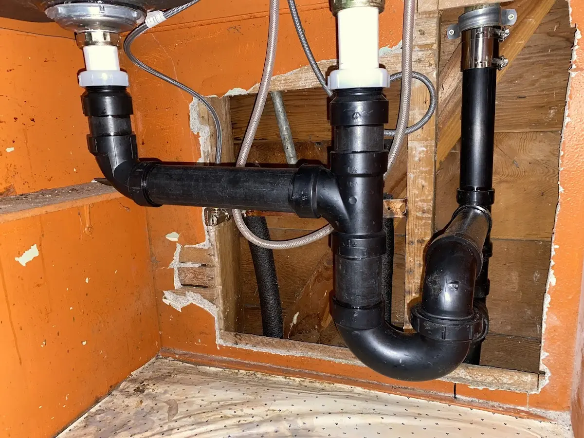 Professional Repiping Services equipment and tools on the job in Clearlake